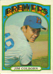 1972 Topps Baseball Cards      386     Jim Colborn